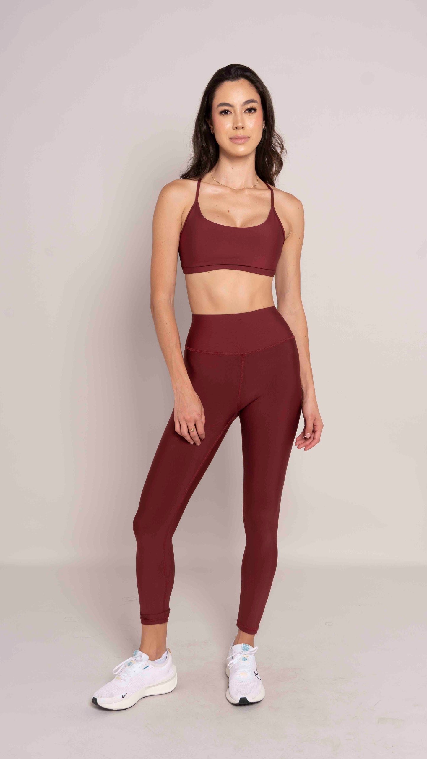 High Waist leggings sens Merlot