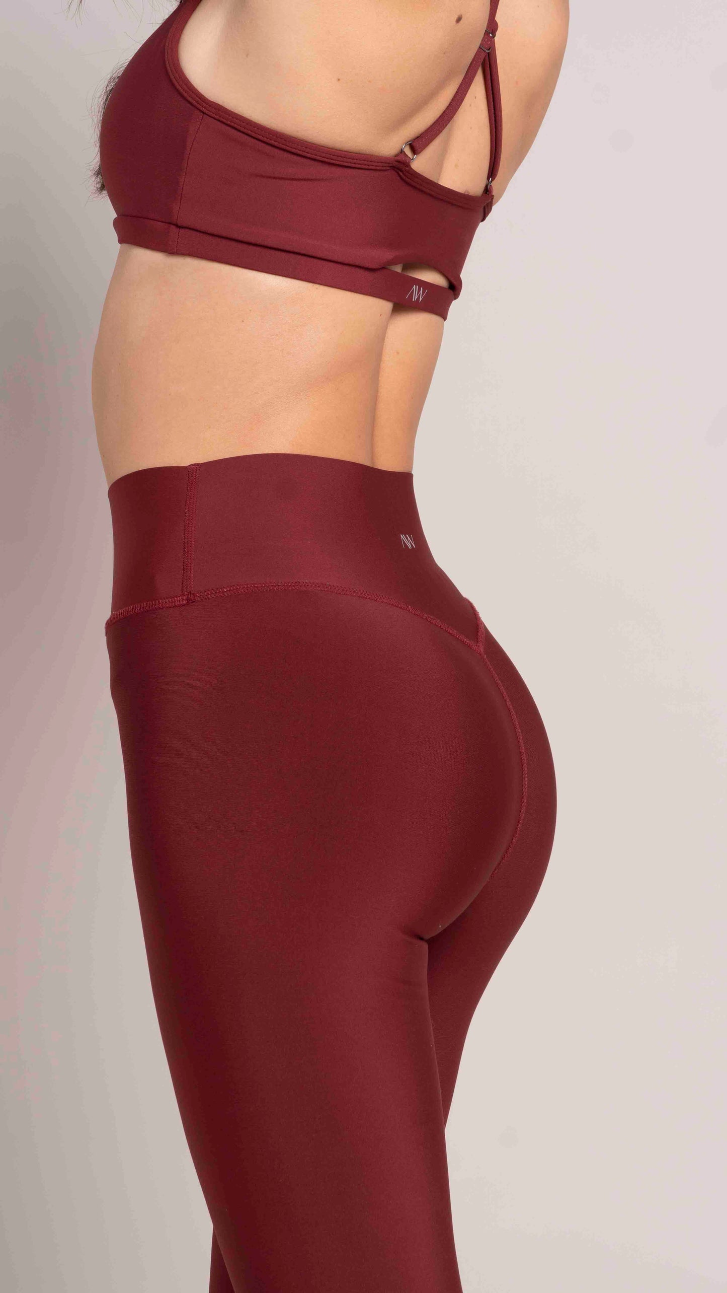 High Waist leggings sens Merlot