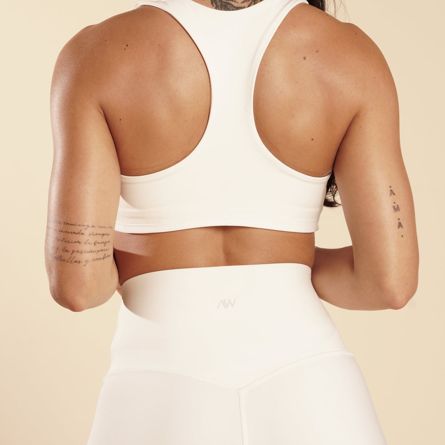 Sport bra Ivory