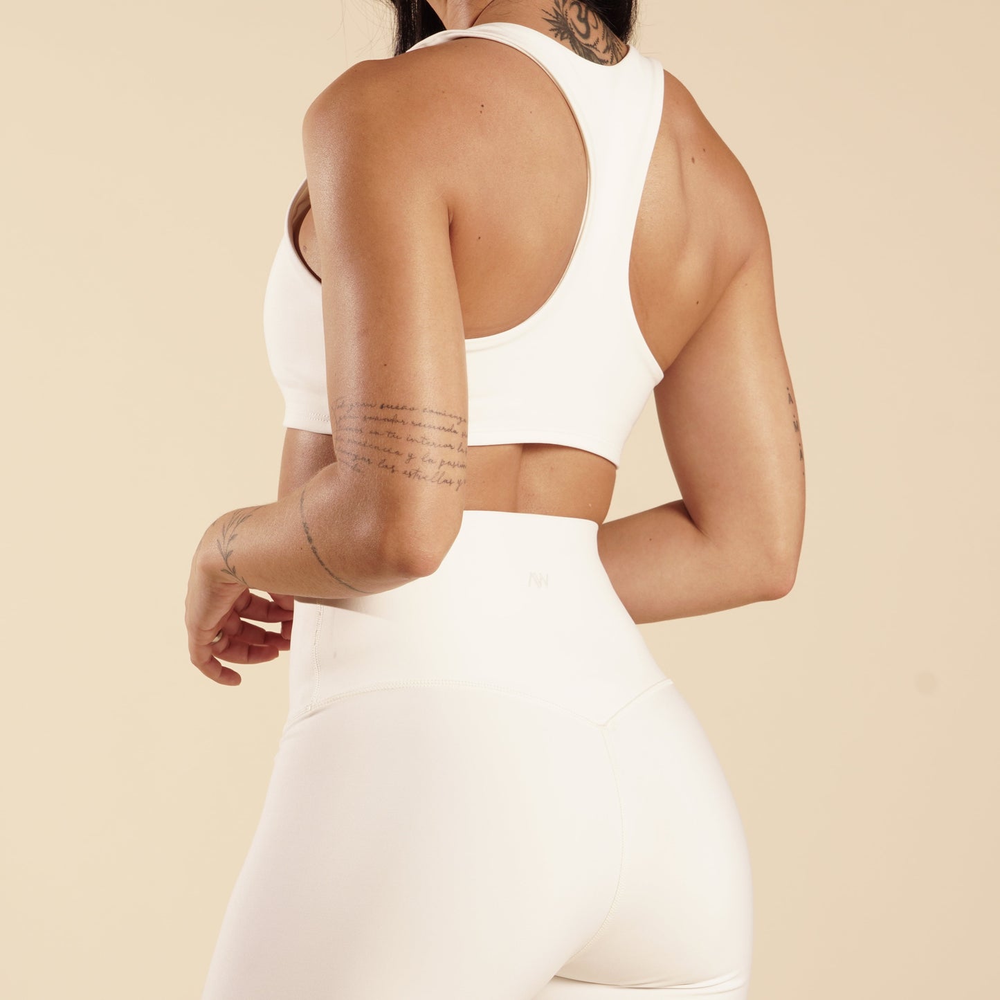 Sport bra Ivory