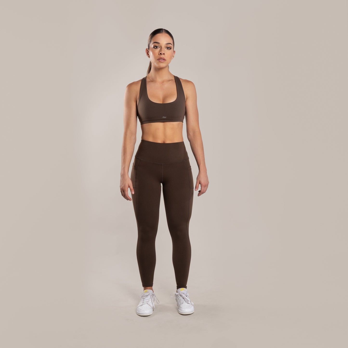 Leggings Pocket Suplex / Bonding Chocolate