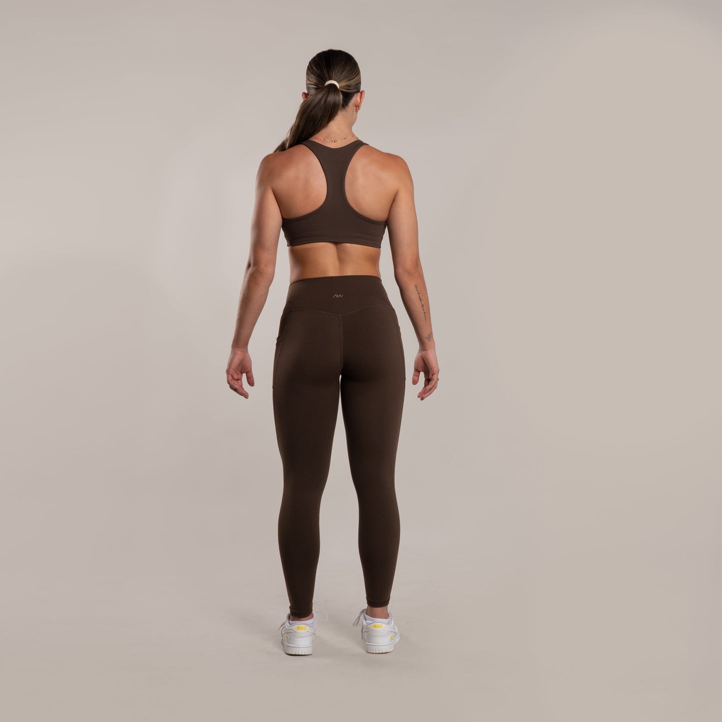 Leggings Pocket Suplex / Bonding Chocolate